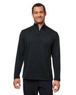 Glyder MDP1772 Men's Fairway Marbled Jersey Quarter-Zip Pullover