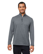 Glyder MDP1772 Men's Fairway Marbled Jersey Quarter-Zip Pullover