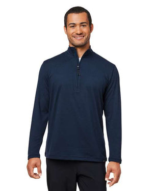 Glyder MDP1772 Men's Fairway Marbled Jersey Quarter-Zip Pullover - 