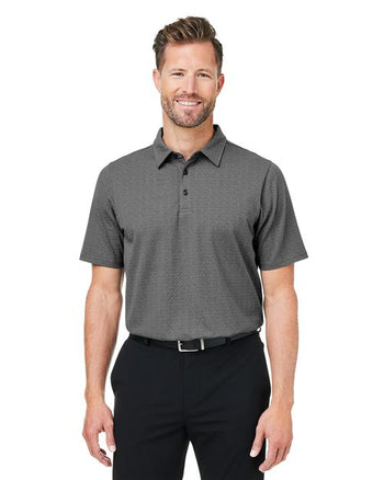 Devon & Jones DG101 Men's Crownlux Performance® Geo Polo