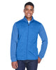 Devon & Jones DG796 Men's Newbury Colorblock Mélange Fleece Full-Zip jacket