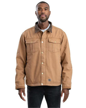 Berne Apparel J58 Men's Vintage Washed Sherpa-Lined Work Jacket - 
