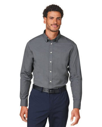 Devon & Jones DG505 Men's CrownLux Performance® Spencer Poplin Dress Shirt