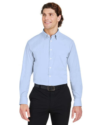 Devon & Jones DG537 Men's CrownLux Performance® Microstripe Dress Shirt