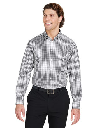 Devon & Jones DG536 Men's CrownLux Performance® Gingham Dress Shirt