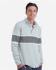 Swannies SWOQ500 Men's Owen Quarter-Zip Colorblock Pullover
