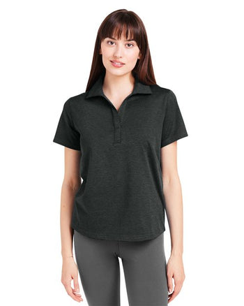 Glyder PDP7058 Women's Fairway Marbled Jersey Polo