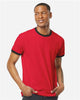 Tultex 246 Unisex Fine Jersey Ringer T-Shirt