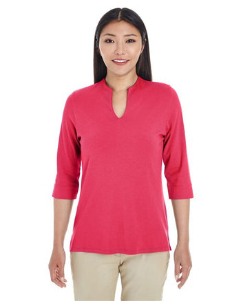 Devon & Jones DP188W Women's Perfect Fit™ Tailored Open Neckline Top