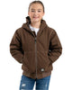 Berne Apparel BHJ61 Youth Highland Softstone Duck Hooded Jacket
