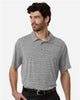 Team 365 TT125 Men's Relay Heathered Stripe Polo