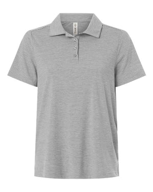 Team 365 TT125W Women's Relay Heathered Stripe Polo - 