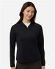Team 365 TT200W Women's Qualify Quarter-Zip Hooded Pullover