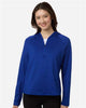 Team 365 TT200W Women's Qualify Quarter-Zip Hooded Pullover