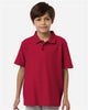 CORE365 CE106Y Youth Resolve CVC Performance Pique Polo