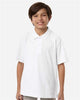 CORE365 CE106Y Youth Resolve CVC Performance Pique Polo