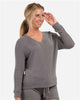 Boxercraft BW1201 Women's Cuddle V-Neck Pullover