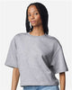American Apparel FTCB0 Women's French Terry Mid-Length Boxy Top