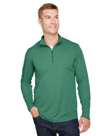 Team 365 TT31H Men's Zone Sonic Heather Performance Quarter-Zip Pullover