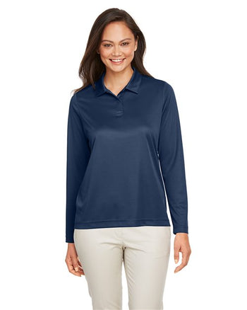 Team 365 TT51LW Women's Zone Performance Long Sleeve Polo