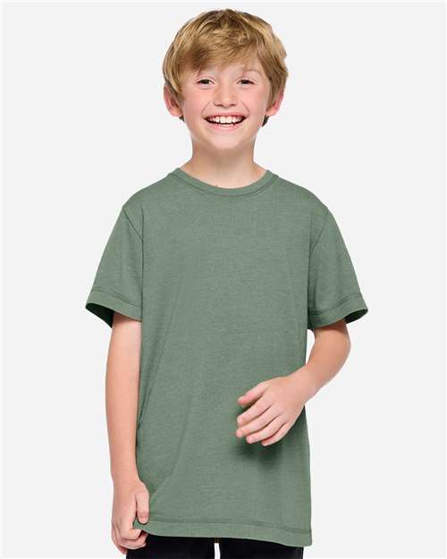 LAT 6102 Youth Vintage Wash Tee