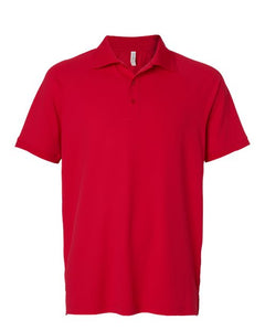 Team 365 TT130 Men's Topspin Stretch Grid Textured Polo - 