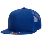 Otto Cap 141-1070 Otto Snap 6 Panel Mid Profile Mesh Back Trucker Snapback Hat