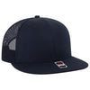Otto Cap 141-1070 Otto Snap 6 Panel Mid Profile Mesh Back Trucker Snapback Hat