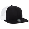 Otto Cap 141-1070 Otto Snap 6 Panel Mid Profile Mesh Back Trucker Snapback Hat