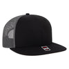 Otto Cap 141-1070 Otto Snap 6 Panel Mid Profile Mesh Back Trucker Snapback Hat