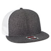 Otto Cap 141-1070 Otto Snap 6 Panel Mid Profile Mesh Back Trucker Snapback Hat