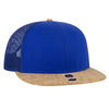 Otto Cap 141-1070 Otto Snap 6 Panel Mid Profile Mesh Back Trucker Snapback Hat