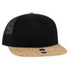 Otto Cap 141-1070 Otto Snap 6 Panel Mid Profile Mesh Back Trucker Snapback Hat