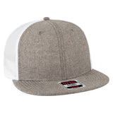 Otto Cap 141-1070 Otto Snap 6 Panel Mid Profile Mesh Back Trucker Snapback Hat