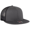 Otto Cap 141-1070 Otto Snap 6 Panel Mid Profile Mesh Back Trucker Snapback Hat