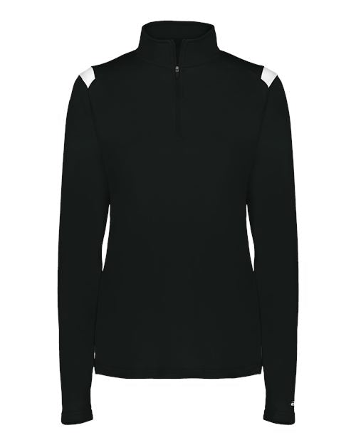 Badger 4266 Women's On The Rise Quarter-Zip Pullover