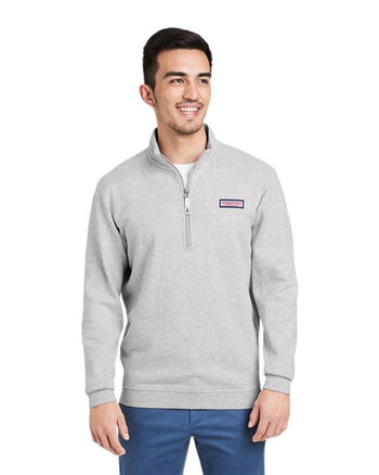 vineyard vines K002712 Men's Collegiate Shep Quarter-Zip Sweatshirt