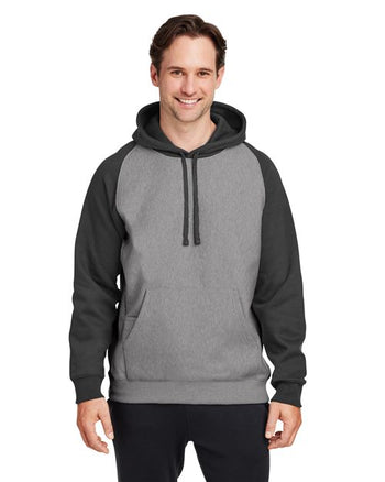 Team 365 TT96CB Unisex Zone HydroSport™ Heavyweight Colorblock Hooded Sweatshirt