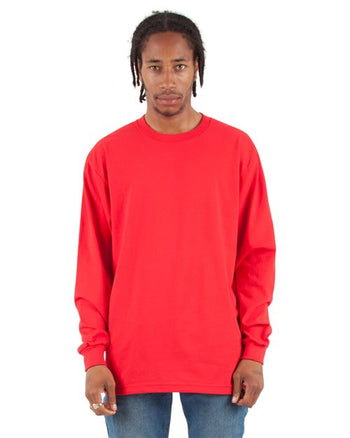 Shaka Wear SHMHLS Unisex Max Heavyweight Long Sleeve T-Shirt