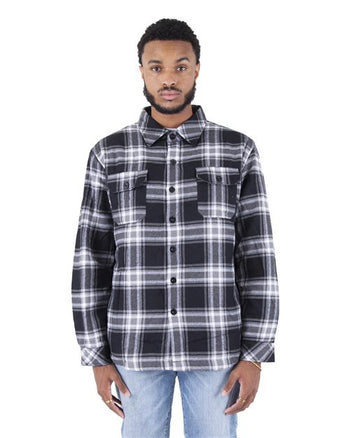 Shaka Wear SHPFJ Unisex Plaid Jacket