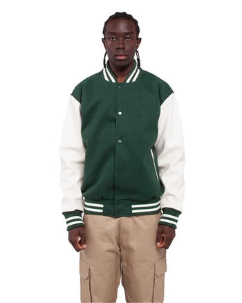 Shaka Wear SHLLJ Unisex Letterman Jacket