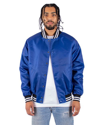 Shaka Wear SHVBJ Unisex Varsity Bomber Jacket