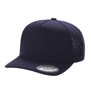 Unbranded 5 Panel Perforated Laser Mesh Hat Waterproof Cap - 