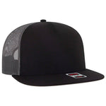 Otto Cap 154-1174 Otto Snap 5 Panel Pro Style Mesh Back Trucker Snapback Hat