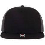 Otto Cap 154-1174 Otto Snap 5 Panel Pro Style Mesh Back Trucker Snapback Hat