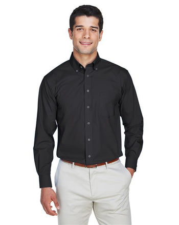 Devon & Jones D620 Men's Crown Collection® Broadcloth Woven Dress Shirt