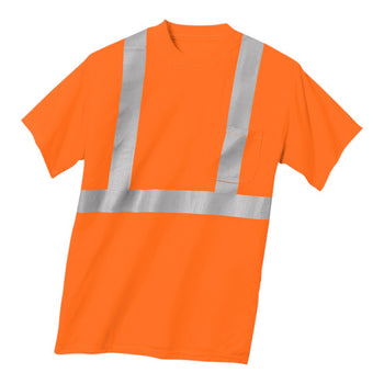 CornerStone ANSI 107 Class 2 High Visibility Safety T-Shirt CS401