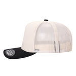 Unbranded Suede Bill 5 Panel Trucker Hat