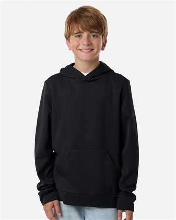 Team 365 TT400Y Youth Squad Hooded Tech Fleece Pullover