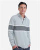 Swannies SWOQ500 Men's Owen Quarter-Zip Colorblock Pullover
